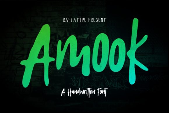 Amook Font for Eye-Catching Brand Designs