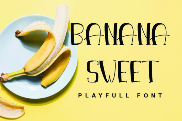 Banana Sweet: A Unique Font for Polished Branding