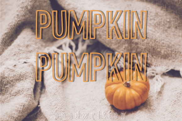 Boost Your Campaign with the Bold Pumpkin Pumpkin Font