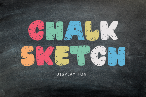 Chalk Sketch: A Bold Display Font for Eye-Catching Campaigns