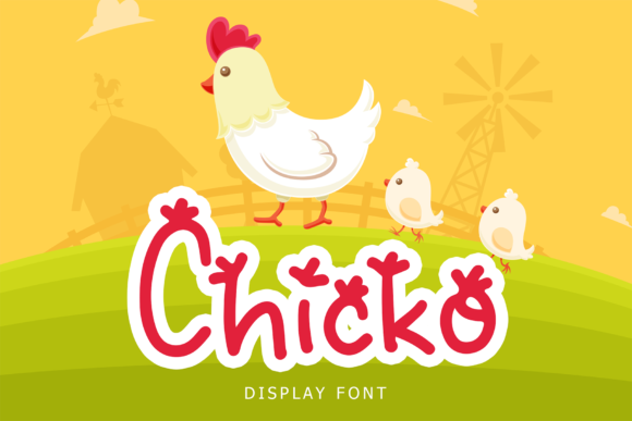Chicko: A Joyful Display Font for Branding Projects