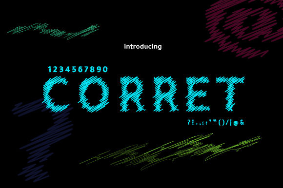 Corret Font for Editorial Design and Creative Projects