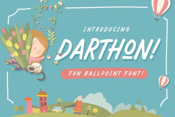 Darthon: A Modern Display Font for Bold Campaigns