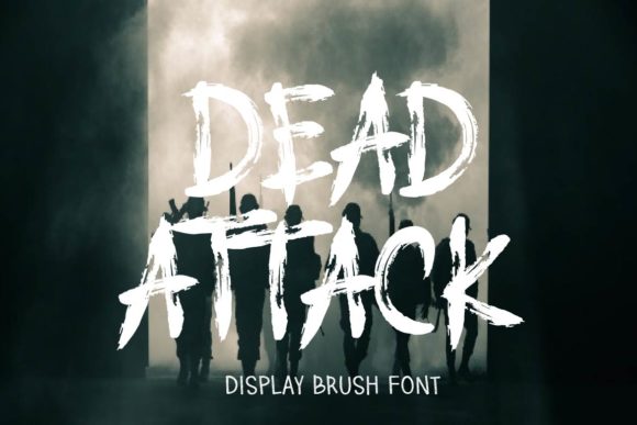 Dead Attack Font for Editorial Design and Branding