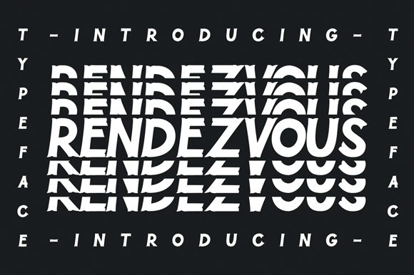 Discover Rendezvous: A Bold Display Font for Creative Projects