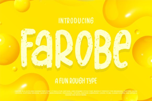Farobe: A Display Font for Professional Branding