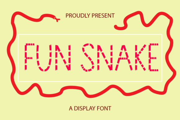 Fun Snake: A Playful Display Font for Creative Campaigns