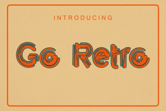 Go Retro Font for Web Design and Brand Identity