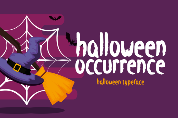 Halloween Occurrence Font for Web Design Projects