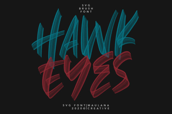Hawk Eyes Display Font for Handmade Creations