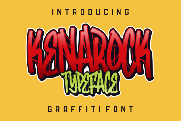 Kenarock: A Bold Display Font for Standout Branding