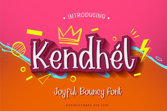Kendhel Font for Handmade and Commercial Projects