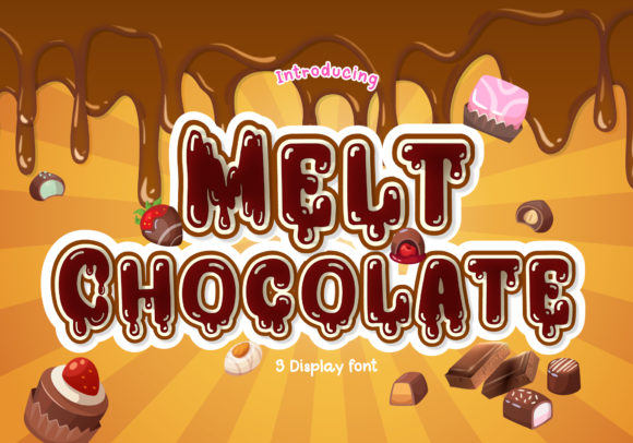 Melt Chocolate Font for Editorial Design