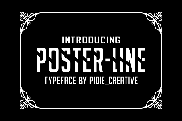 Poster-Line: A Versatile Display Font for Web Design
