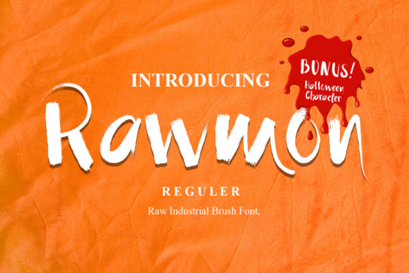 Rawmon Font for Handmade Projects and More