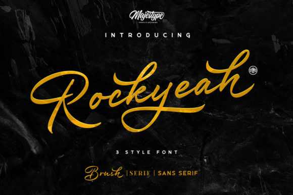 Rockyeah: A Display Font with Bold Personality