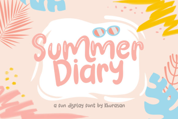 Summer Diary Font Review for Design Projects
